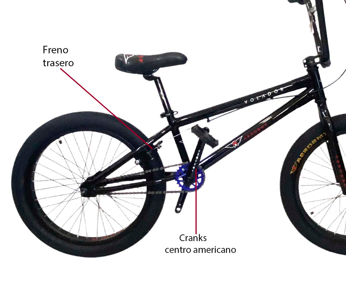 Bicicleta Bmx Aerobmx R20 Centro Americano Mod. Volador Tinto