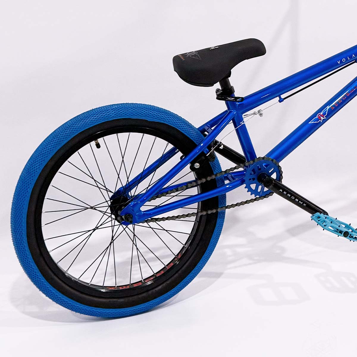 Bicicleta BMX Aerobmx Volador Centro Mid Rodado 20 color azul