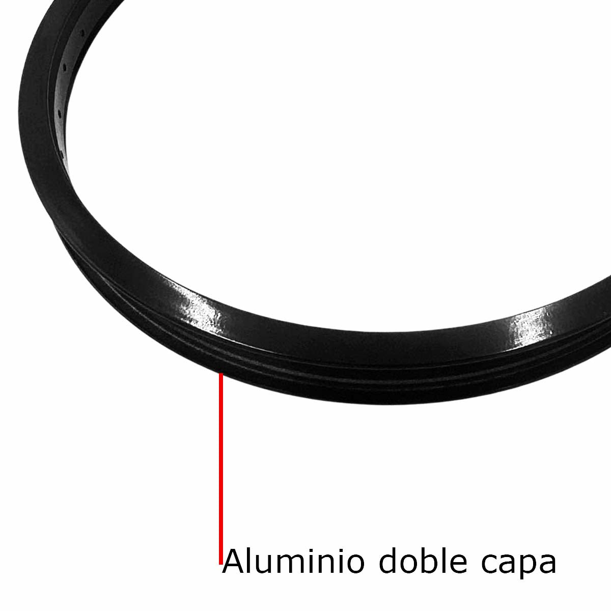 Aro Bmx de aluminio Aerobmx R20 doble pared 36 barrenos