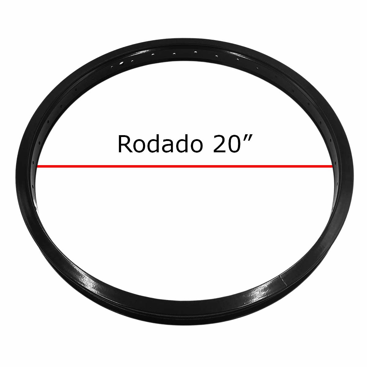 Aro Bmx de aluminio Aerobmx R20 doble pared 36 barrenos