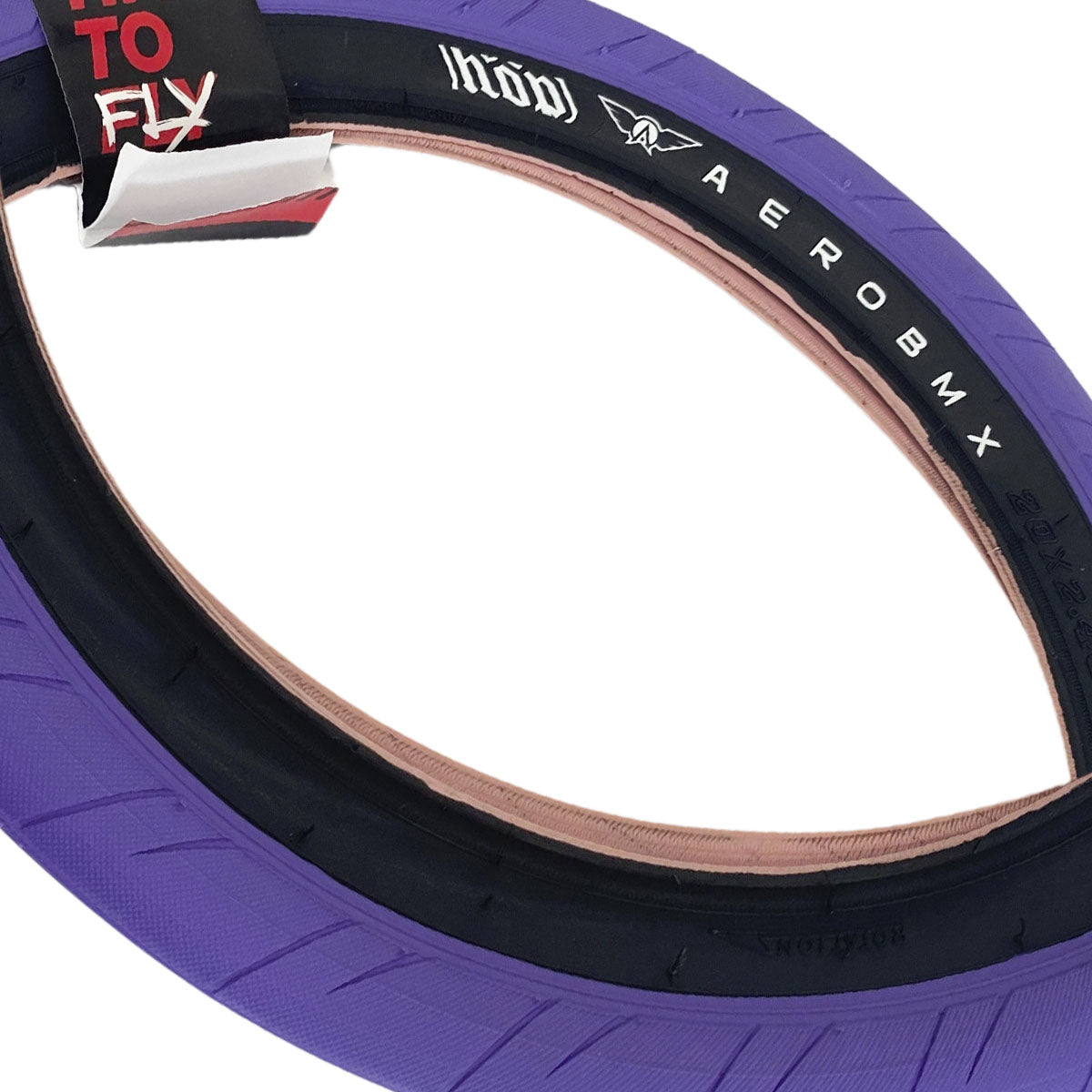 Llanta 20 X 2.40 Bicicleta Bmx Aerobmx Hop Morado