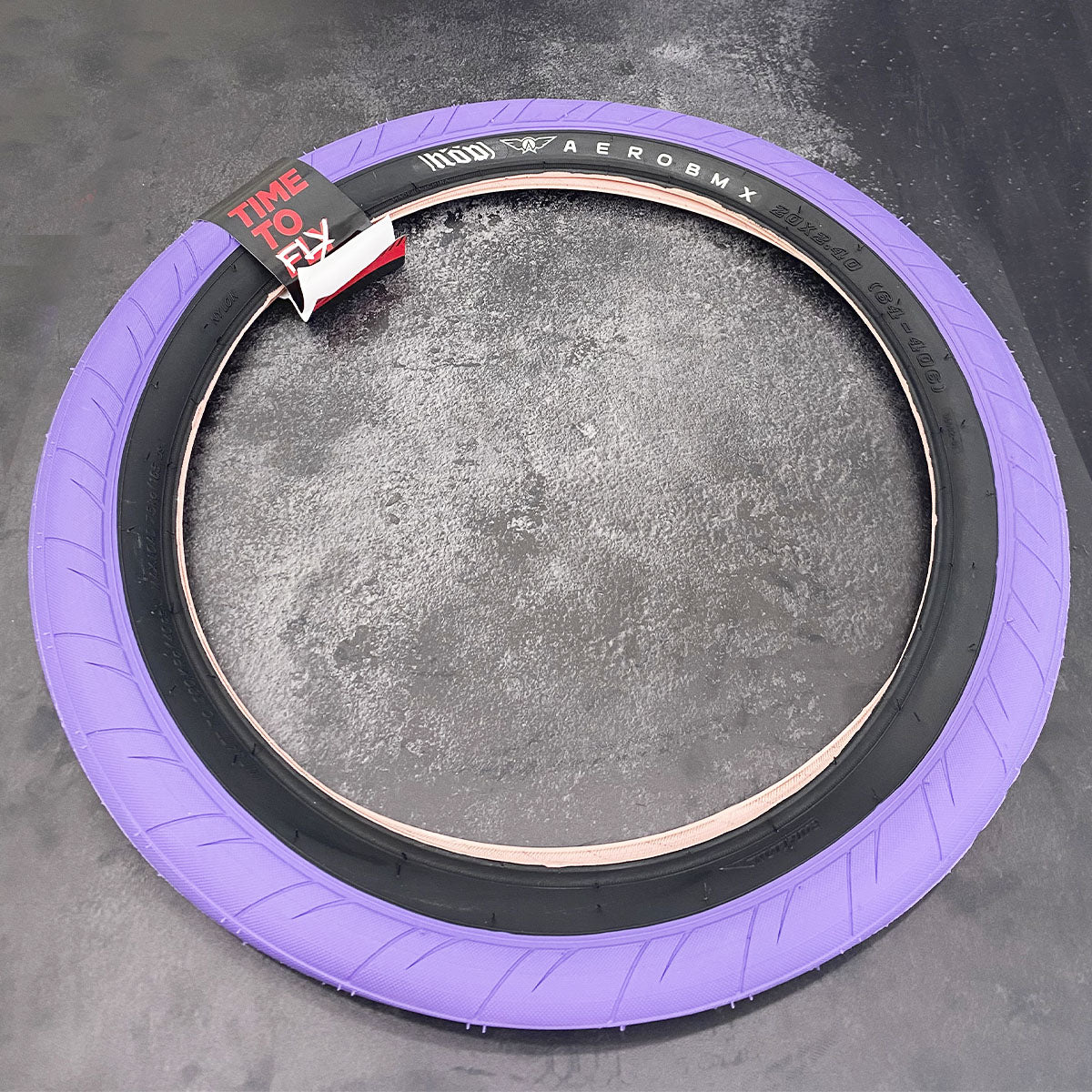 Llanta 20 X 2.40 Bicicleta Bmx Aerobmx Hop Morado