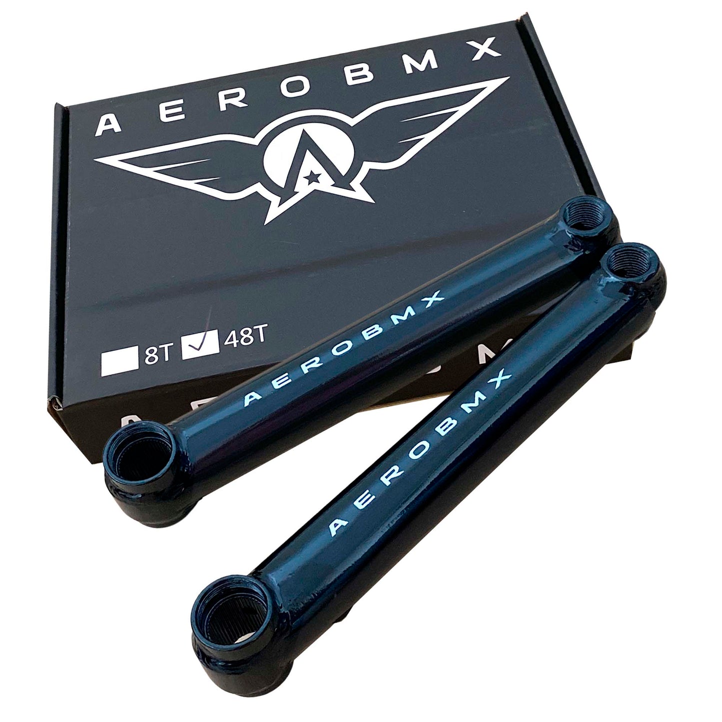 Palancas Crankset 3pz Balero Sellado Centro Mid Aerobmx 175mm 48T