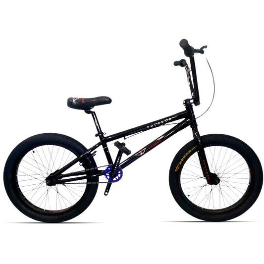 Bicicleta BMX Aerobmx Volador Centro Americano con cranks Rodado 20 color negro