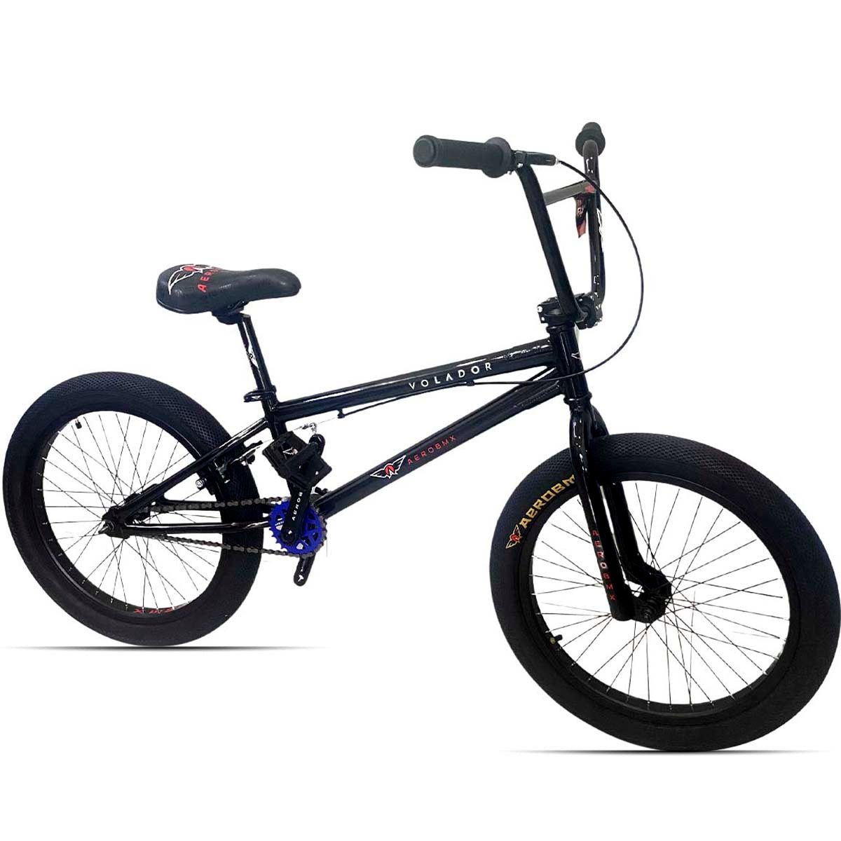 Bicicleta BMX Aerobmx Volador Centro Americano Profesional maza 14mm Rodado 20 negro