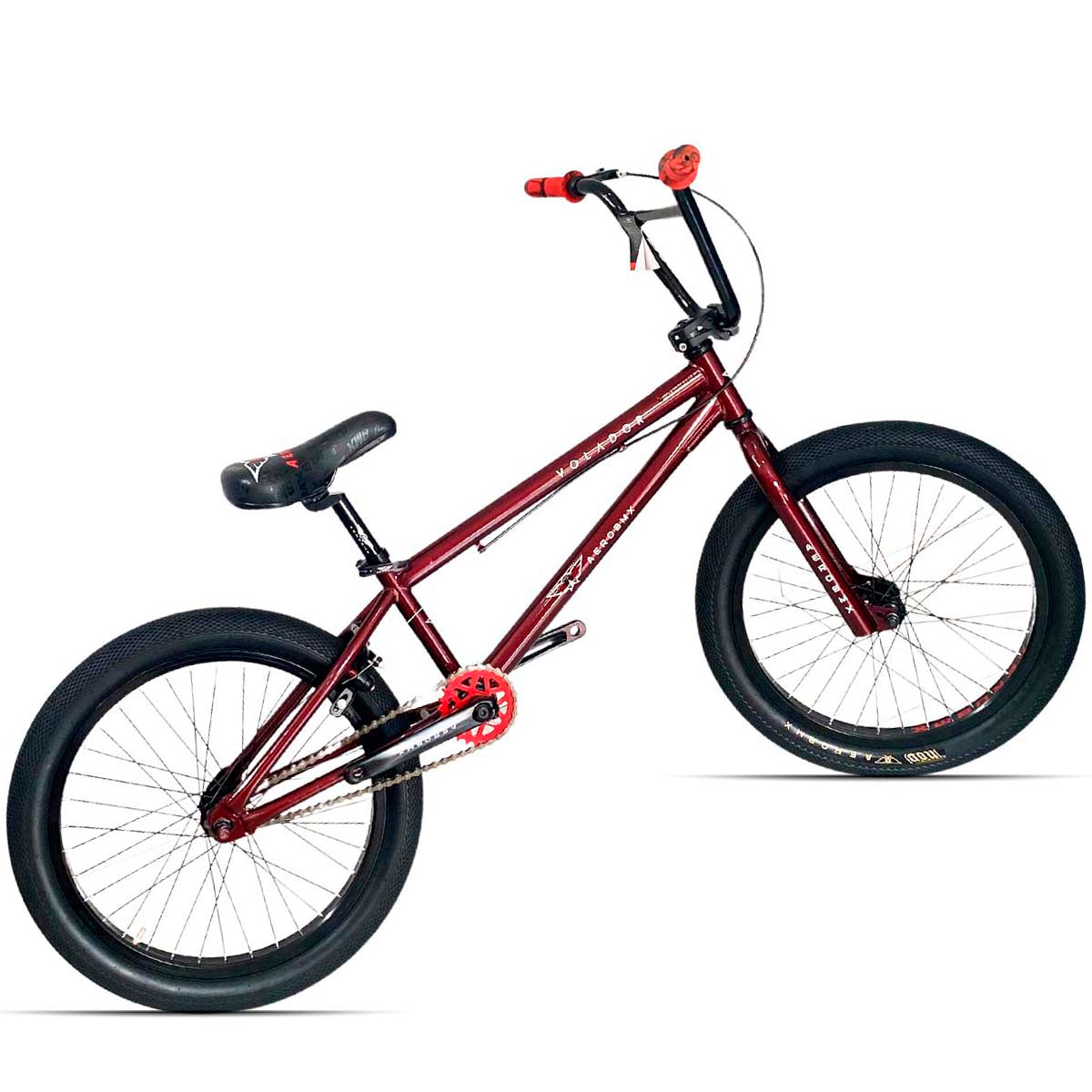 Bicicleta BMX Aerobmx Volador Centro Americano Profesional maza 14mm Rodado 20 tinta
