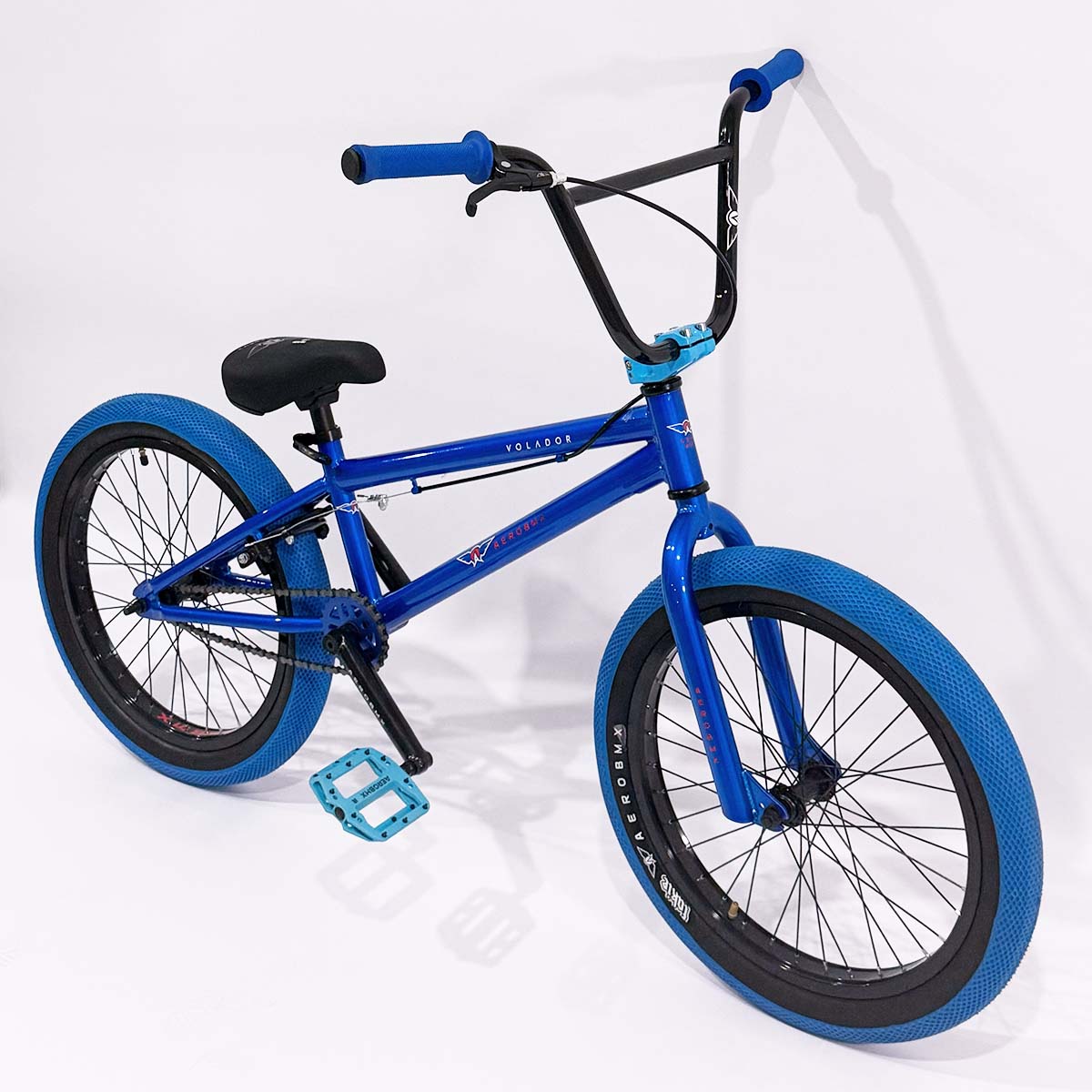 Bicicleta BMX Aerobmx Volador Centro Mid Rodado 20 color azul