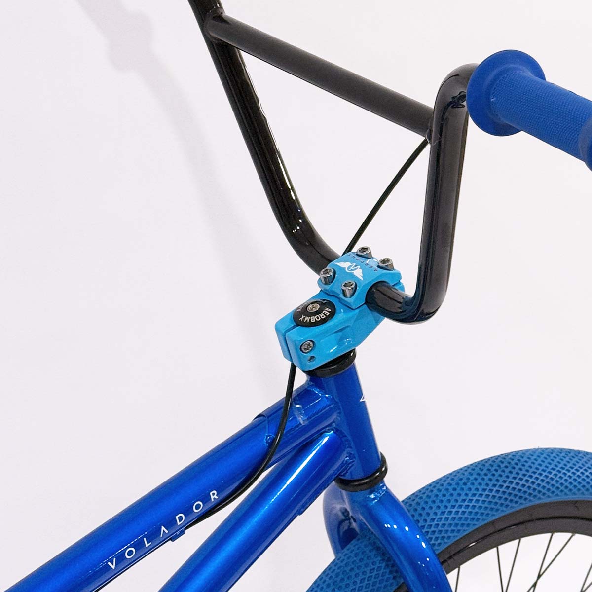 Bicicleta BMX Aerobmx Volador Centro Mid Rodado 20 color azul