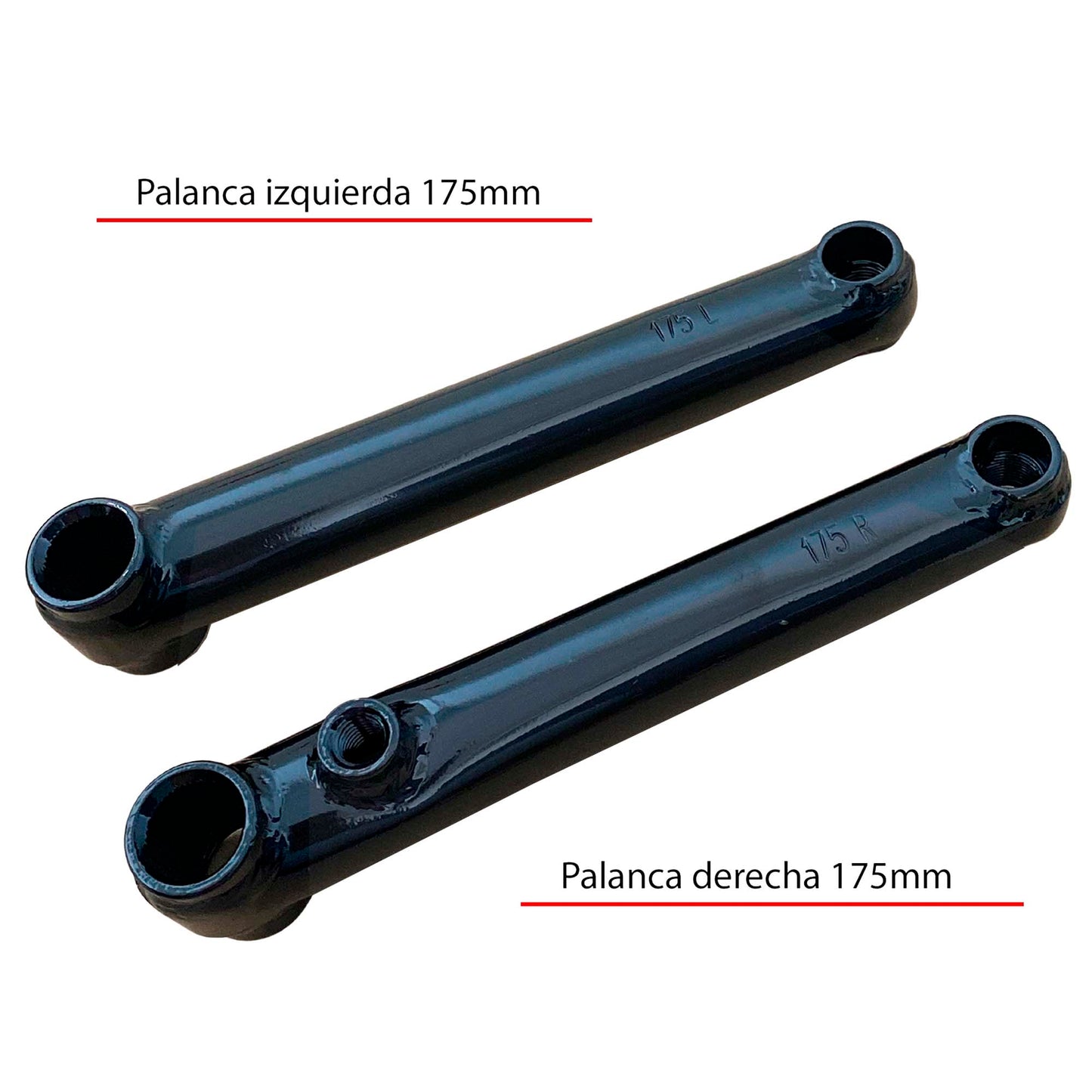 Palancas Crankset 3pz Balero Sellado Centro Mid Aerobmx 175mm