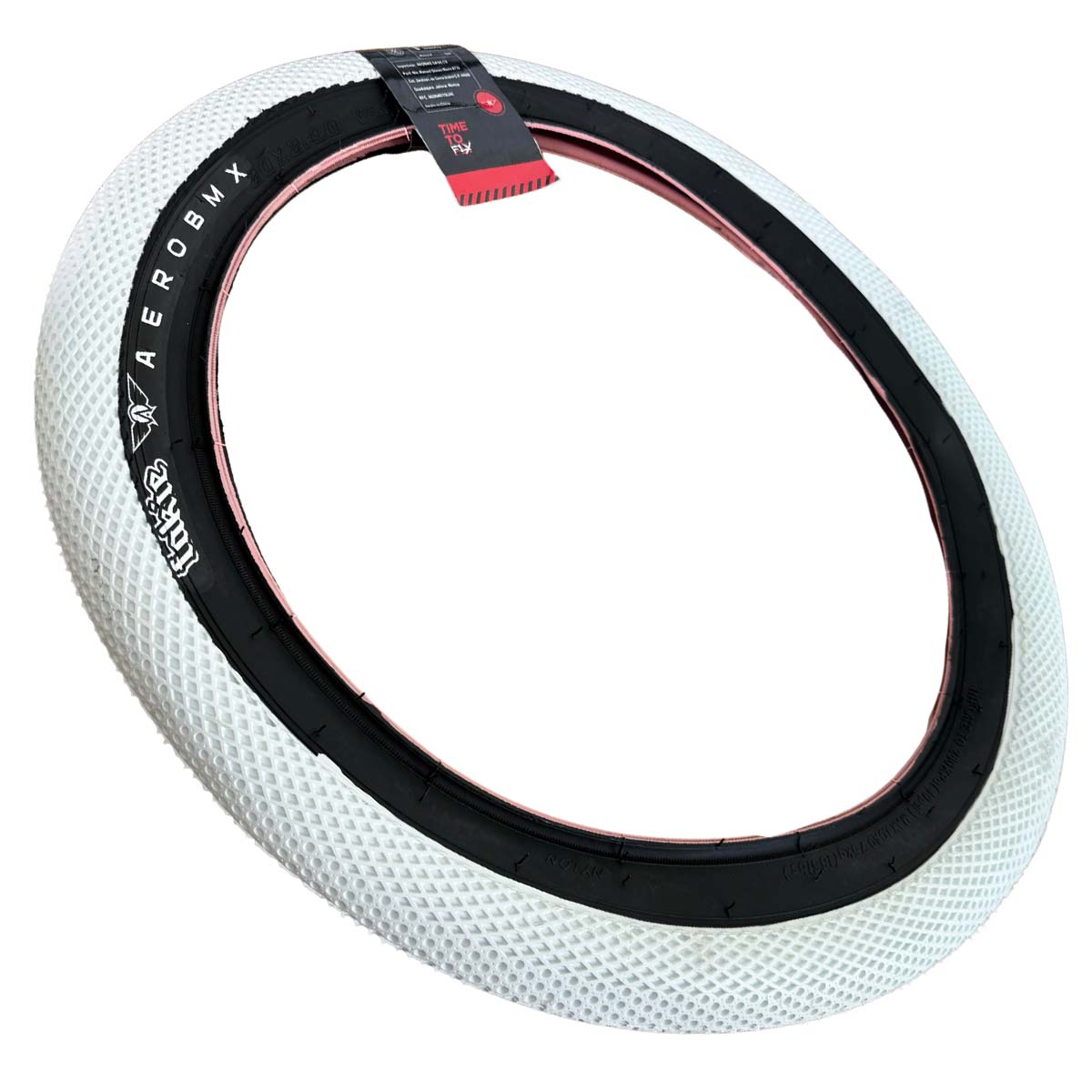 Llanta 20 X 2.40 Bicicleta Bmx Aerobmx Fakie Blanco