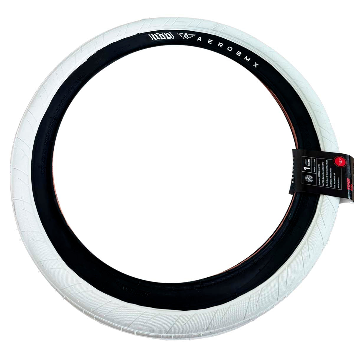Llanta 20 X 2.40 Bicicleta Bmx Aerobmx Hop Blanco